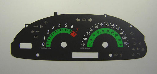 Lockwood Toyota Porte BLACK Dial Conversion Kit C159