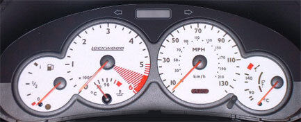 Lockwood Peugeot 206 Diesel Early Models - with Oil WHITE (B) Dial Kit 45C