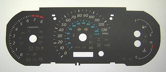 Lockwood Suzuki Vitara 8000RPM BLACK Dial Conversion Kit C099