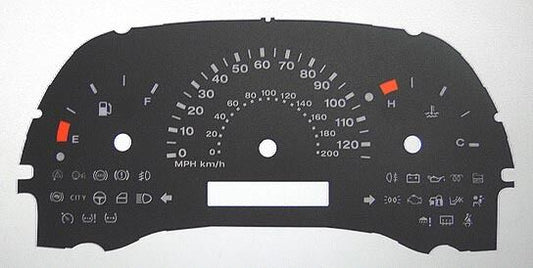 Lockwood Fiat Panda BLACK Dial Conversion Kit C098