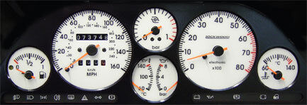 Lockwood Fiat Uno SILVER (ST) Dial Kit 40YYY