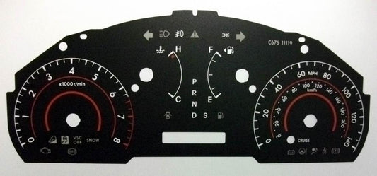 Lockwood Toyota Highlander BLACK Dial Conversion Kit C676