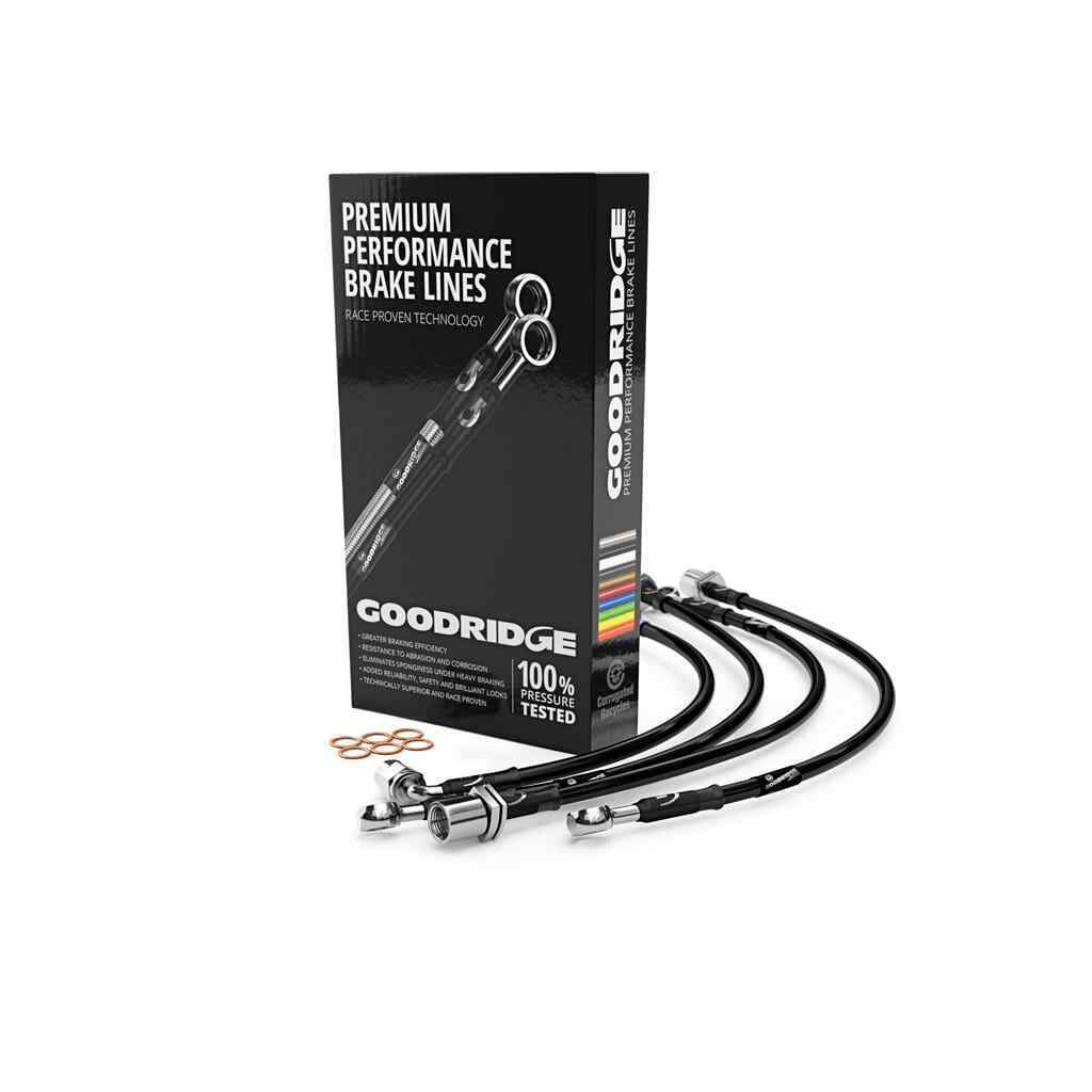 Mini R50 Cooper Goodridge Brake line kit (Zinc Plated Fittings) SBW1100-4P