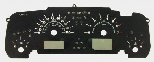 Lockwood Jeep Wrangler BLACK Dial Conversion Kit C617