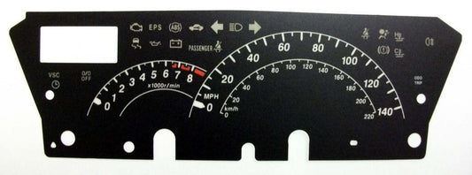 Lockwood Daihatsu Materia BLACK Dial Conversion Kit C537