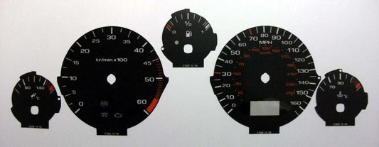 Lockwood Peugeot 607 BLACK Dial Conversion Kit C502