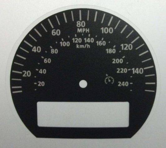 Lockwood BMW X3 KMH on Outside GREY Dial Conversion Kit C487MP
