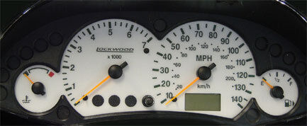 Lockwood Ford Focus Mk1 1998-2002 Petrol Early Models RED (G) Dial Kit 40MMM