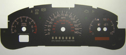 Lockwood Chevrolet Transport BLACK Dial Conversion Kit C163