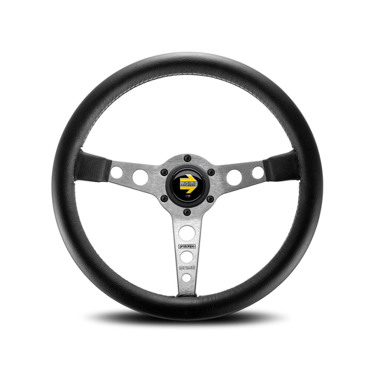Momo Steering wheel (street) - PROTOTIPO - SILVER/BLACK Ø350mm