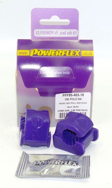 POWERFLEX Front Anti-Roll Bar Bush 18mm PFF85-403-18 (VW Polo & Lupo / Arosa)