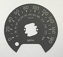 Lockwood Kia Picanto 2004- BLACK Dial Conversion Kit C093
