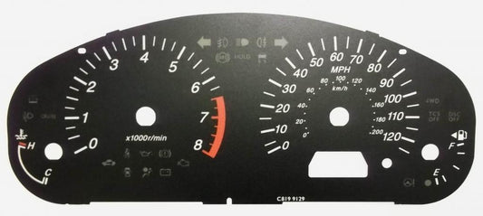 Lockwood Mazda 2 Mk2 2002-2007 BLACK Dial Conversion Kit C819