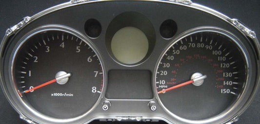 Lockwood BLACK Dial Conversion Kit for Nissan X-Trail 2008 150MPH/240KMH C189