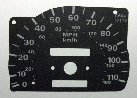 Lockwood Isuzu Wizzard BLACK Dial Conversion Kit C664