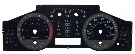 Lockwood Toyota Land Cruiser 2008- Petrol BLACK Dial Conversion Kit C624