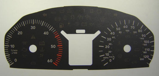 Lockwood VW Transporter BLACK Dial Conversion Kit C135