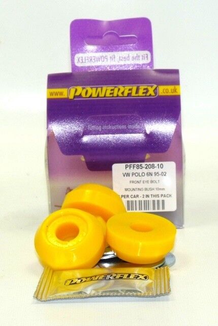 POWERFLEX Front Eye Bolt Mounting Bush 10mm (M8 Nut) PFF85-208-10 (Seat & VW)