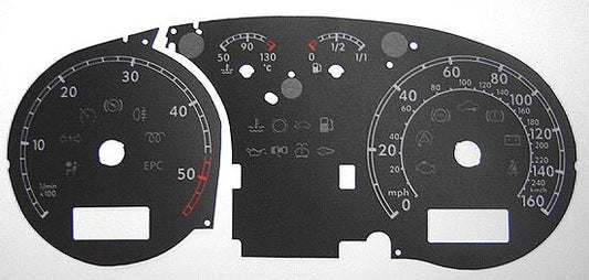 Lockwood VW Passat B5/B5.5 Diesel No Computer Window BLACK Dial Conversion Kit