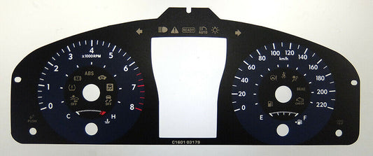 Lockwood Toyota Camry Petrol BLACK Dial Conversion Kit C1601