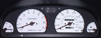 Lockwood YELLOW (G) Dial Kit for Subaru Impreza 1993-2001 160PMH 40III