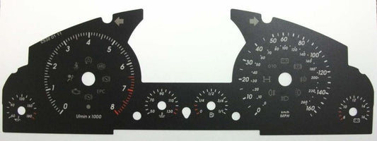 Lockwood VW Touareg Petrol BLACK Dial Conversion Kit C532