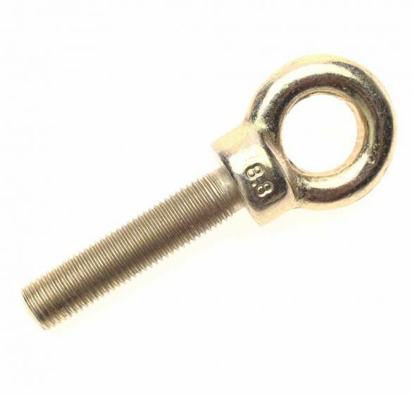 2 x TRS 7/16" UNF Harness Eyebolt (Seatbelt Eye Bolt) Long (50mm) Thread Length