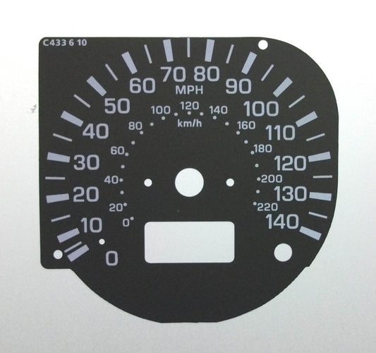 Lockwood Mitsubishi Pajero Mk3 BLACK Dial Conversion Kit C433
