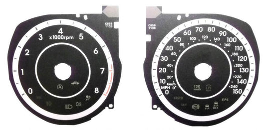 Lockwood Hyundai Elantra Mk5 2010- Diesel BLACK Dial Conversion Kit C858