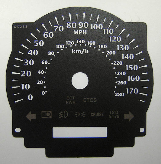 Lockwood Lexus SC430 BLACK Dial Conversion Kit C172