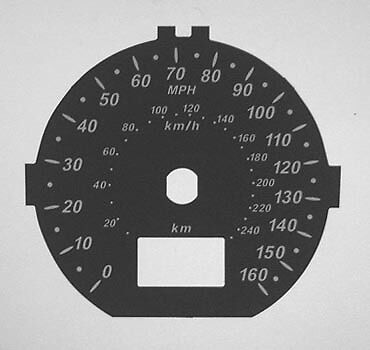 Lockwood Citroen C5 BLACK Dial Conversion Kit C123