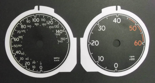 Lockwood Lancia Delta BLACK Dial Conversion Kit C963