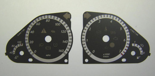 Lockwood Mercedes C-Class CLC BLACK Dial Conversion Kit C302