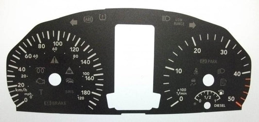 Lockwood Mercedes Sprinter KMH BLACK Dial Conversion Kit C651