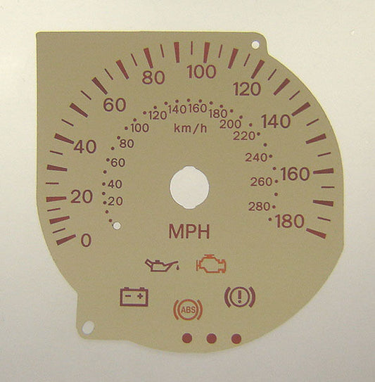 Lockwood Mitsubishi Evolution 7/8/9 CREAM Dial Conversion Kit C078CR