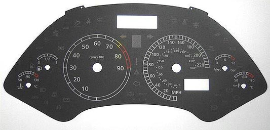 Lockwood Lamborghini Murcielago BLACK Dial Conversion Kit C061
