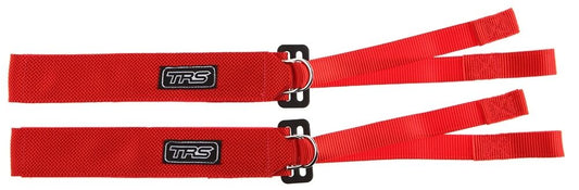 TRS Adjustable Arm Restraints (Pair) RED (Formula/Sportsproto/Saloon Car)