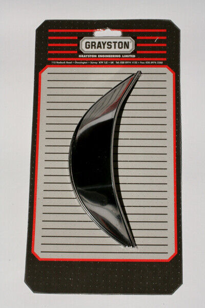 Pair Stainless Steel Headlight Peaks