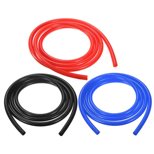 Silicone Vacuum Tube/Breather Hose/Drain 13mm/16mm/19mm (1m-30m) BLACK/BLUE/RED