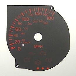 Lockwood Mitsubishi Evolution 7/8/9 BLACK Dial Conversion Kit C035