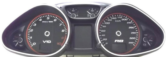 Lockwood Audi R8 V10 KMH BLACK Dial Conversion Kit C781
