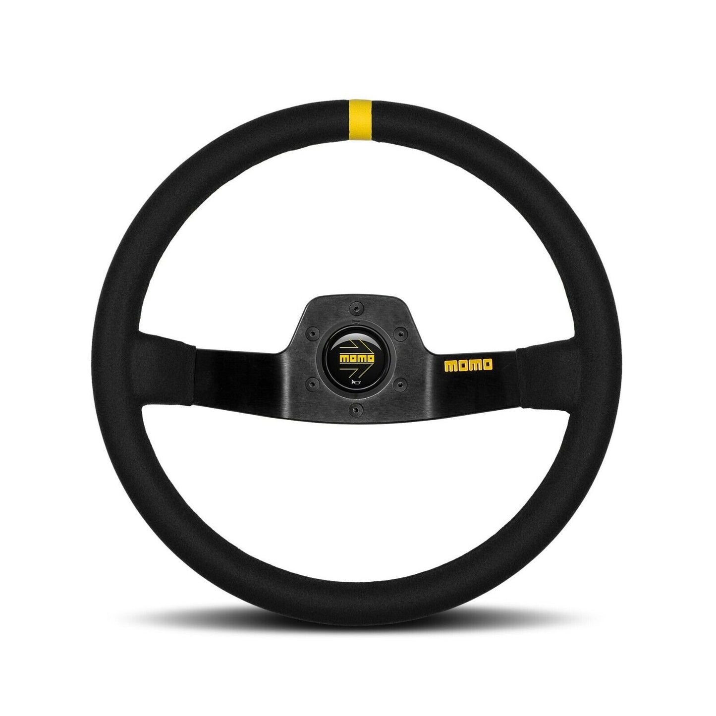 Momo Steering wheel (track) - MOD. 02 - BLACK SUEDE Ø350mm