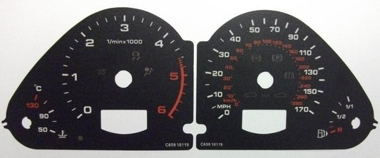 Lockwood Audi A6 BLACK Dial Conversion Kit C659