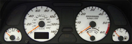 Lockwood Peugeot 306 Diesel with Oil & Digital Mileage CREAM (ST) Dial Kit 44RR