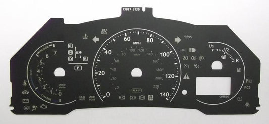 Lockwood Lexus CT200H BLACK Dial Conversion Kit C887