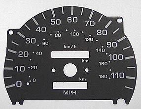 Lockwood Toyota Surf 110MPH BLACK Dial Conversion Kit C060