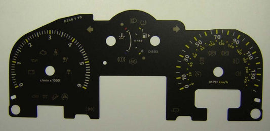 Lockwood Land Rover Freelander 2 BLACK Dial Conversion Kit C366