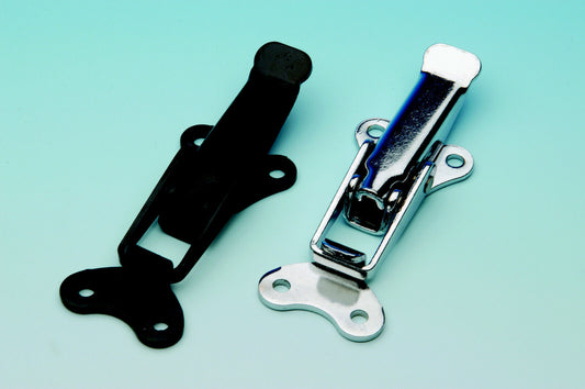 Pair Rubber Bonnet Hooks- Large (Black)