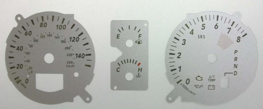 Lockwood Mitsubishi Outlander 2006 SILVER Dial Conversion Kit C533