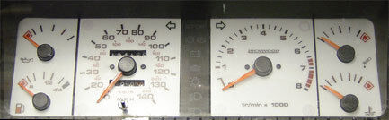 Lockwood Peugeot 205 & 309 Including GTi WHITE (A) Dial Kit 400I